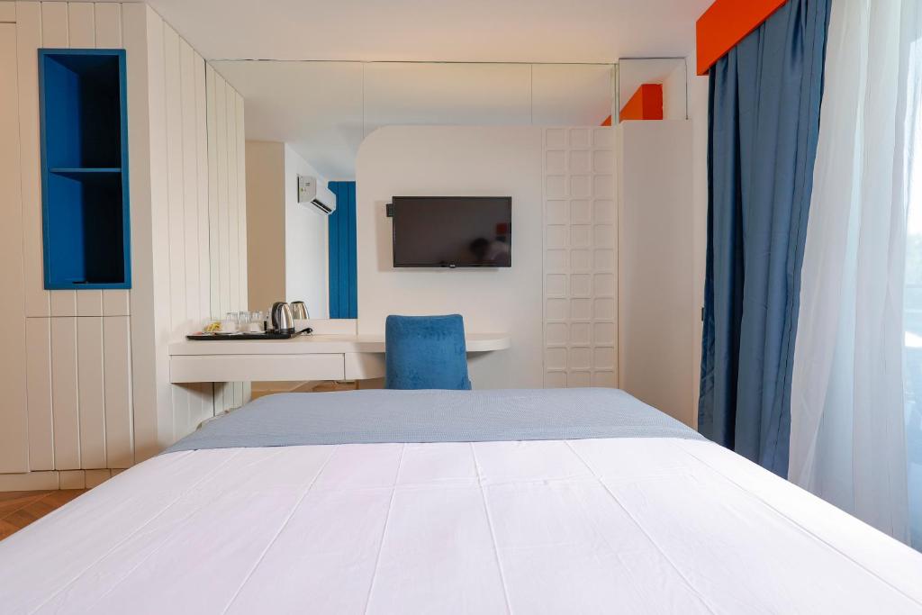 Postel nebo postele na pokoji v ubytování Forest In Hotel