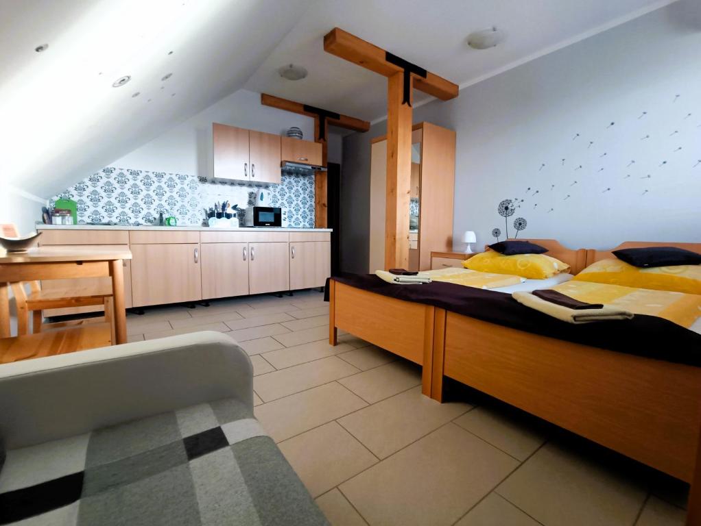 Kuchyň nebo kuchyňský kout v ubytování Apartments Furman - SELF CHECK-IN