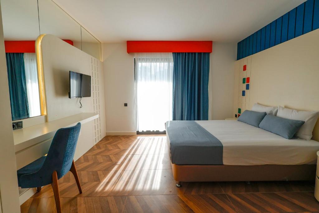 Postel nebo postele na pokoji v ubytování Forest In Hotel