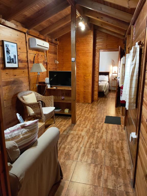 Televízia a/alebo spoločenská miestnosť v ubytovaní El Paraje del Chef
