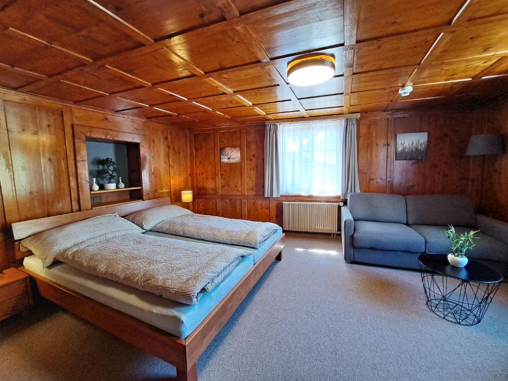 Postel nebo postele na pokoji v ubytování Casa Crap