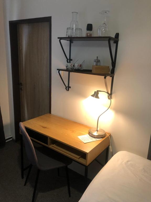 Postel nebo postele na pokoji v ubytování Penzion U Kašpara