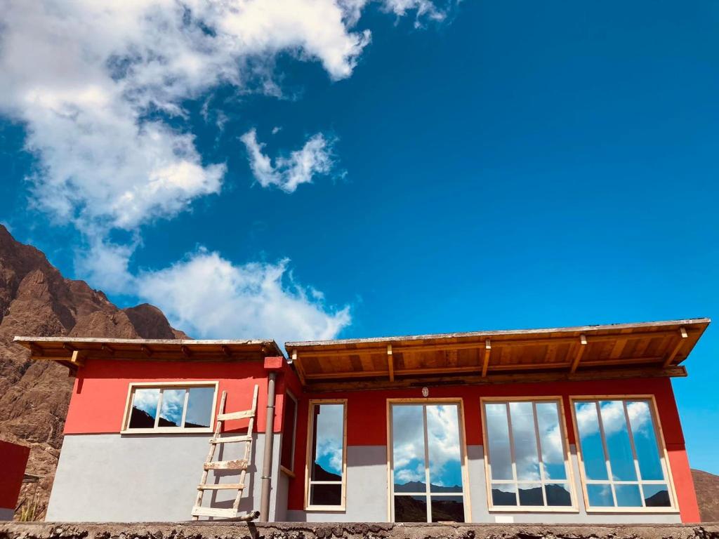 Nespecifikovaný výhled na hory nebo výhled na hory při pohledu z bed and breakfast