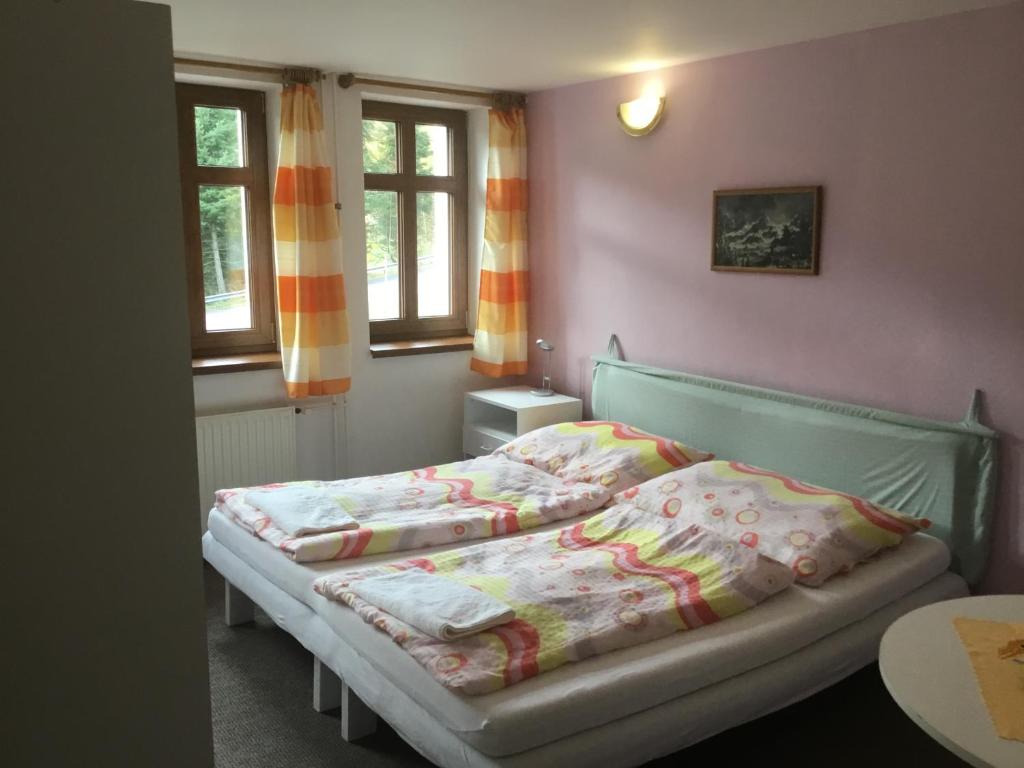 Postel nebo postele na pokoji v ubytování Penzion Real