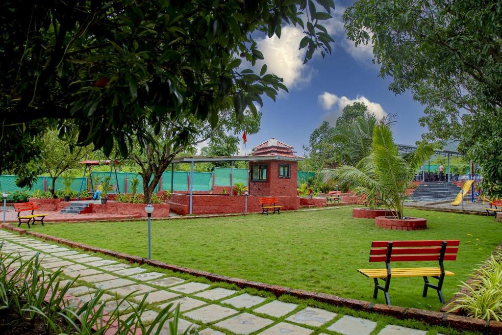 Zahrada ubytování Riyansh Alibaug Villas and Resort