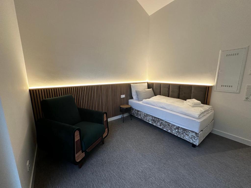 Postel nebo postele na pokoji v ubytování Boutique Hotel GreenLeaf