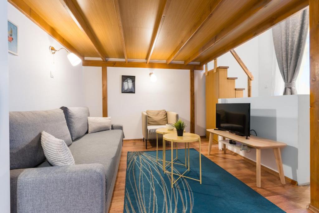 Uma área de estar em Sesame light