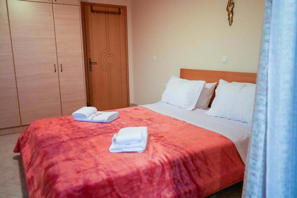 Postel nebo postele na pokoji v ubytování Villa Mykines