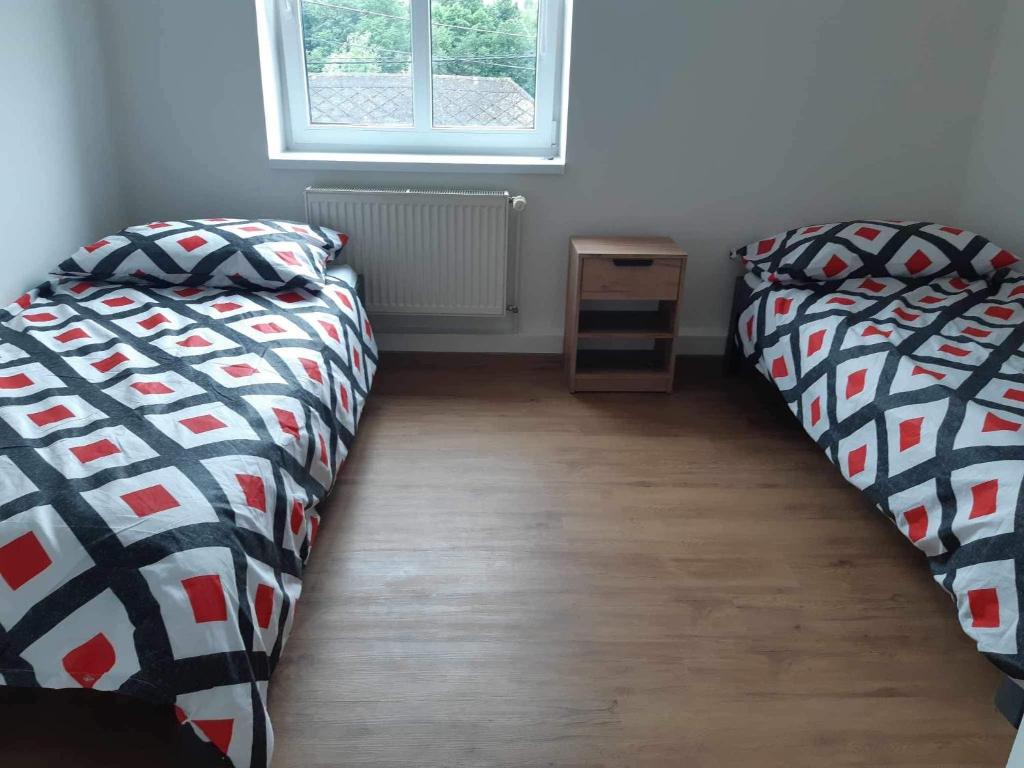 Postel nebo postele na pokoji v ubytování PENZION Hamburk