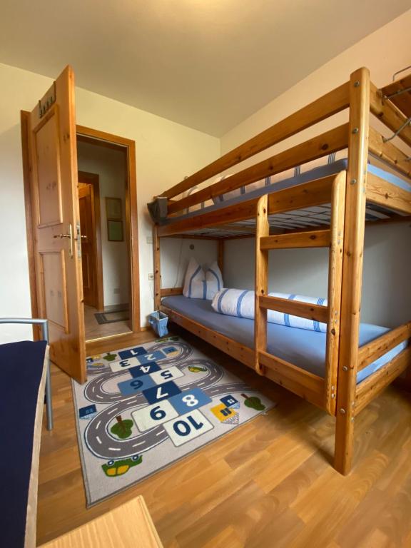 Postel nebo postele na pokoji v ubytování Haus Reiterer