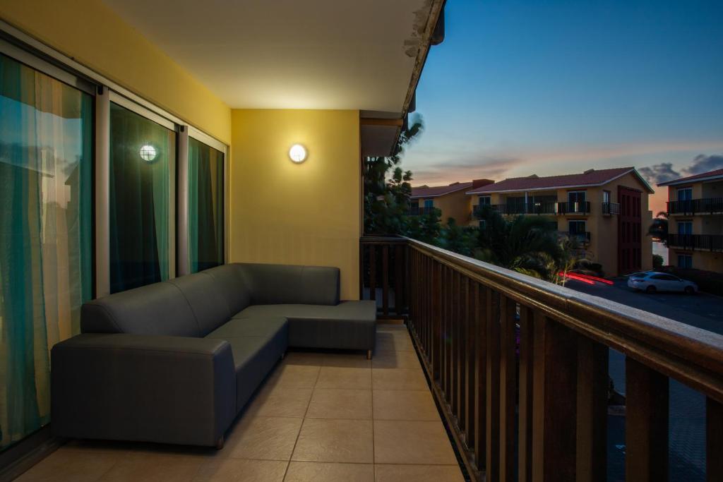 Balkón nebo terasa v ubytování Palapa Beach Paradise