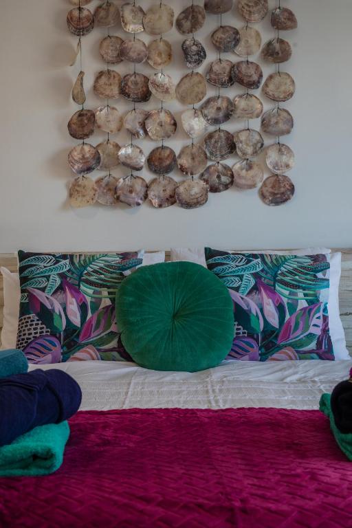 Postel nebo postele na pokoji v ubytování Palapa Beach Paradise