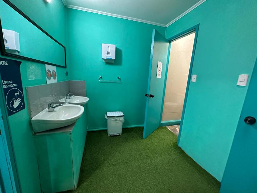 Koupelna v ubytování Kapai Hostel