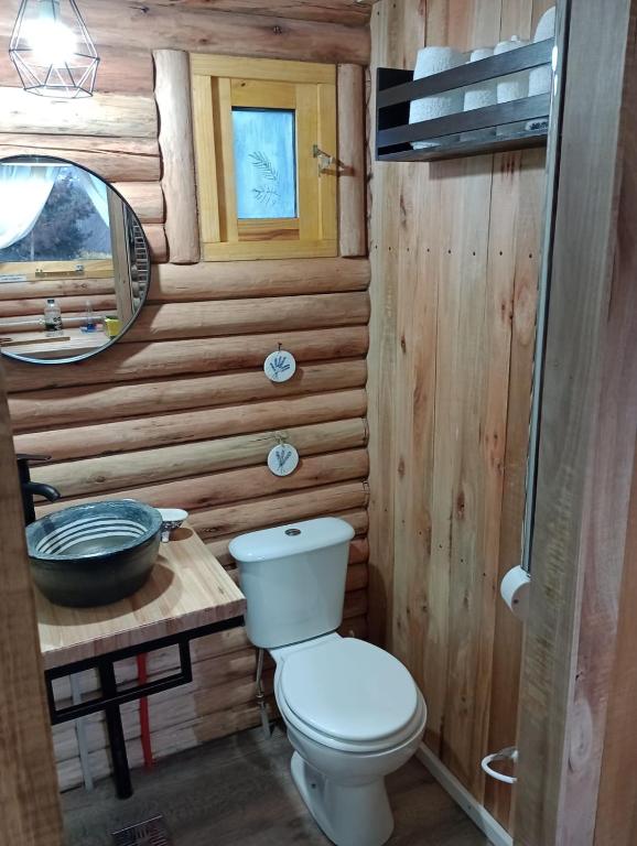 Koupelna v ubytování Mini Casa en el Sur