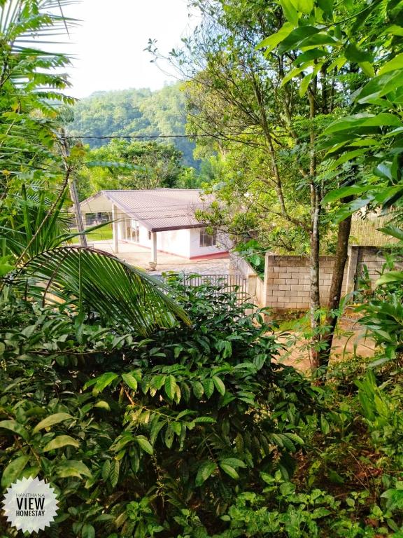 a house in the middle of some trees at Hanthana View Homestay in Kandy