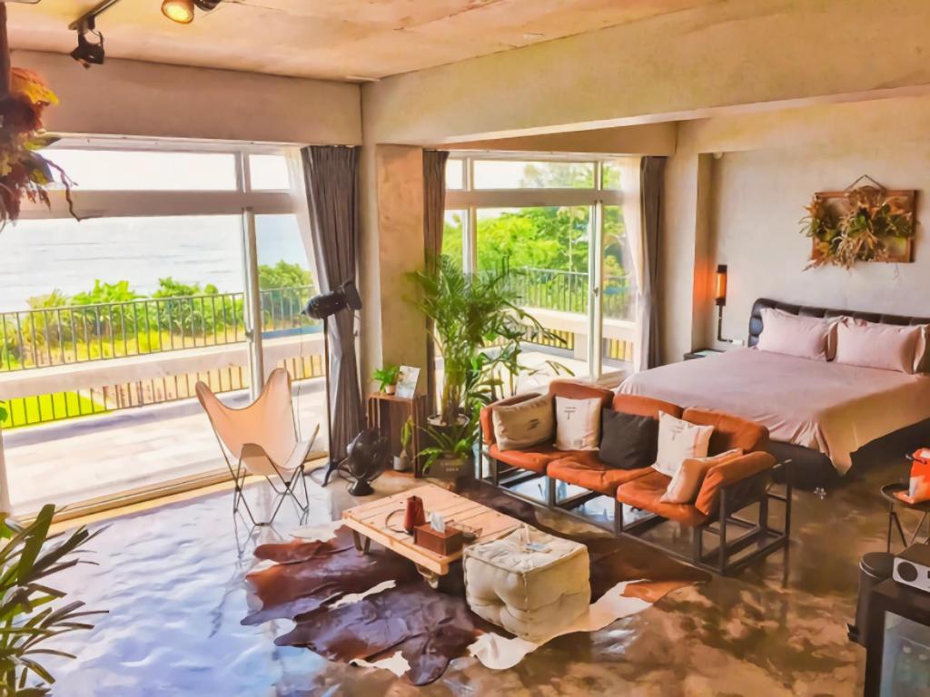 Noosa海岸行館 - Deluxe Double Room With Balcony And Sea View