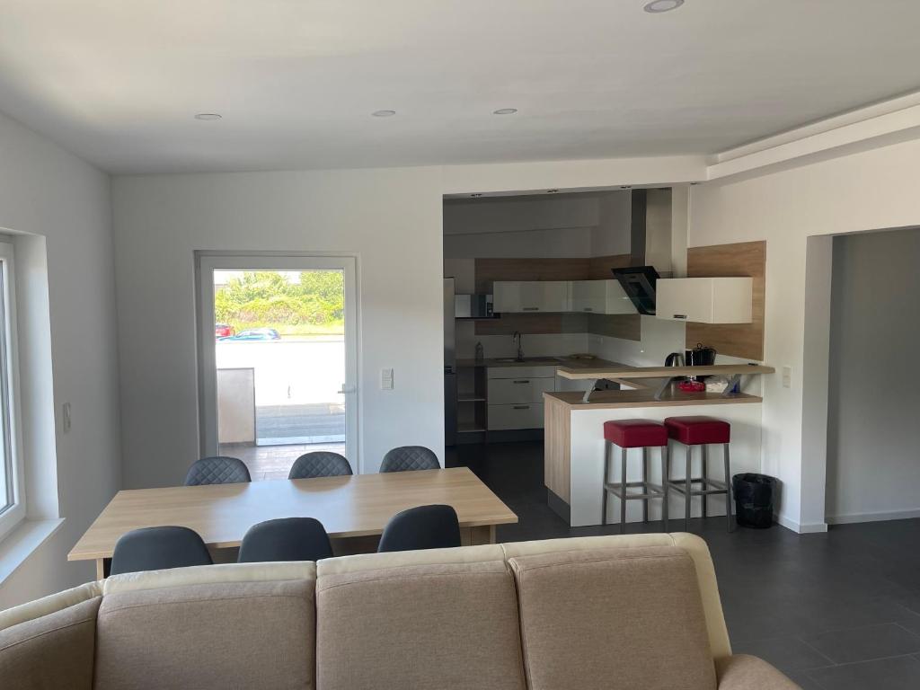 Kuchyň nebo kuchyňský kout v ubytování Penthouse Ob2