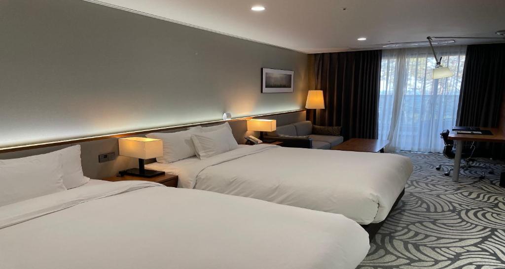 Postel nebo postele na pokoji v ubytování Best Western Plus GyeongJu