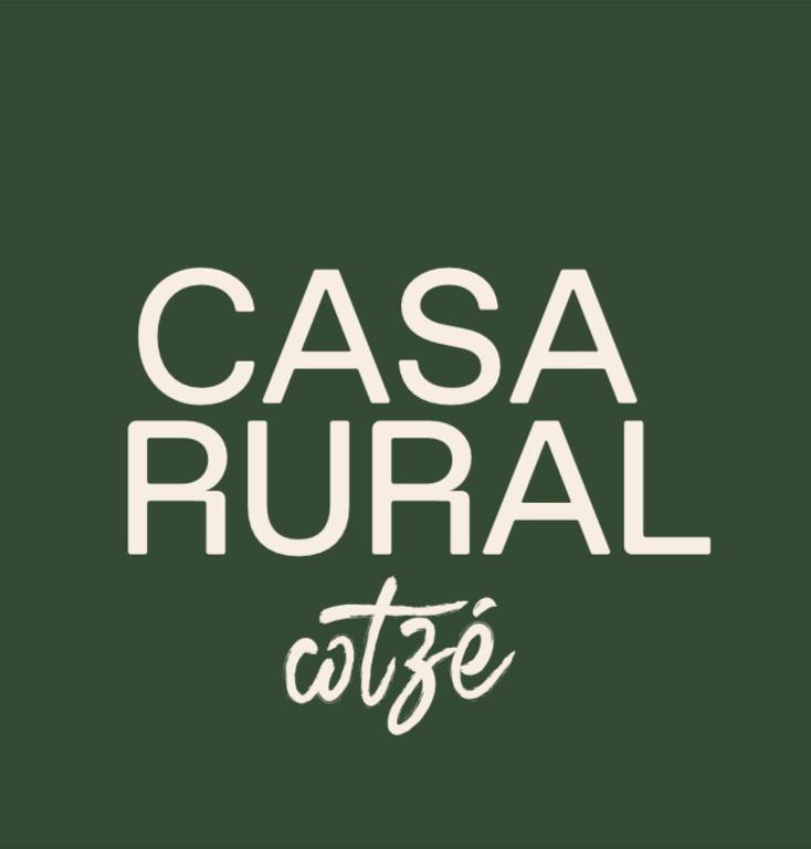 a sign with the words casa rucral coffee at Domaine Agricole Cotzé &#47; Casa rural in Enveitg