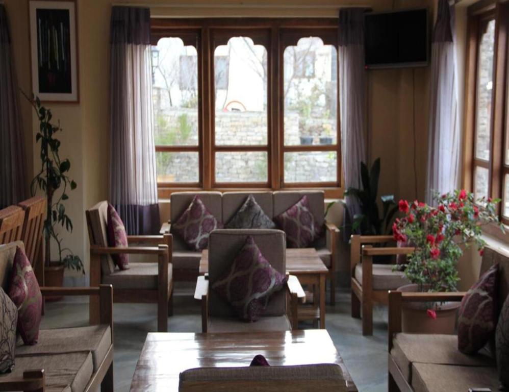 Posezení v ubytování Hotel Amodhara