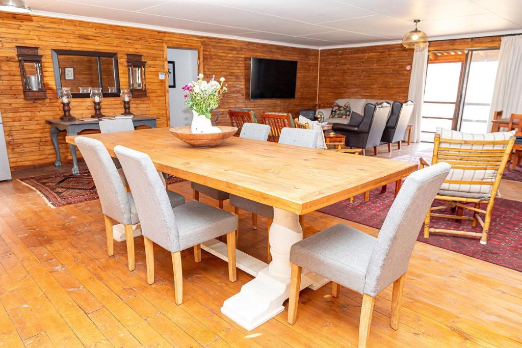 Kuchyň nebo kuchyňský kout v ubytování Fireside Cabin