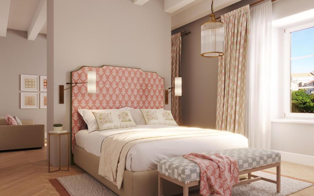 Кровать или кровати в номере Hotel Supetar
