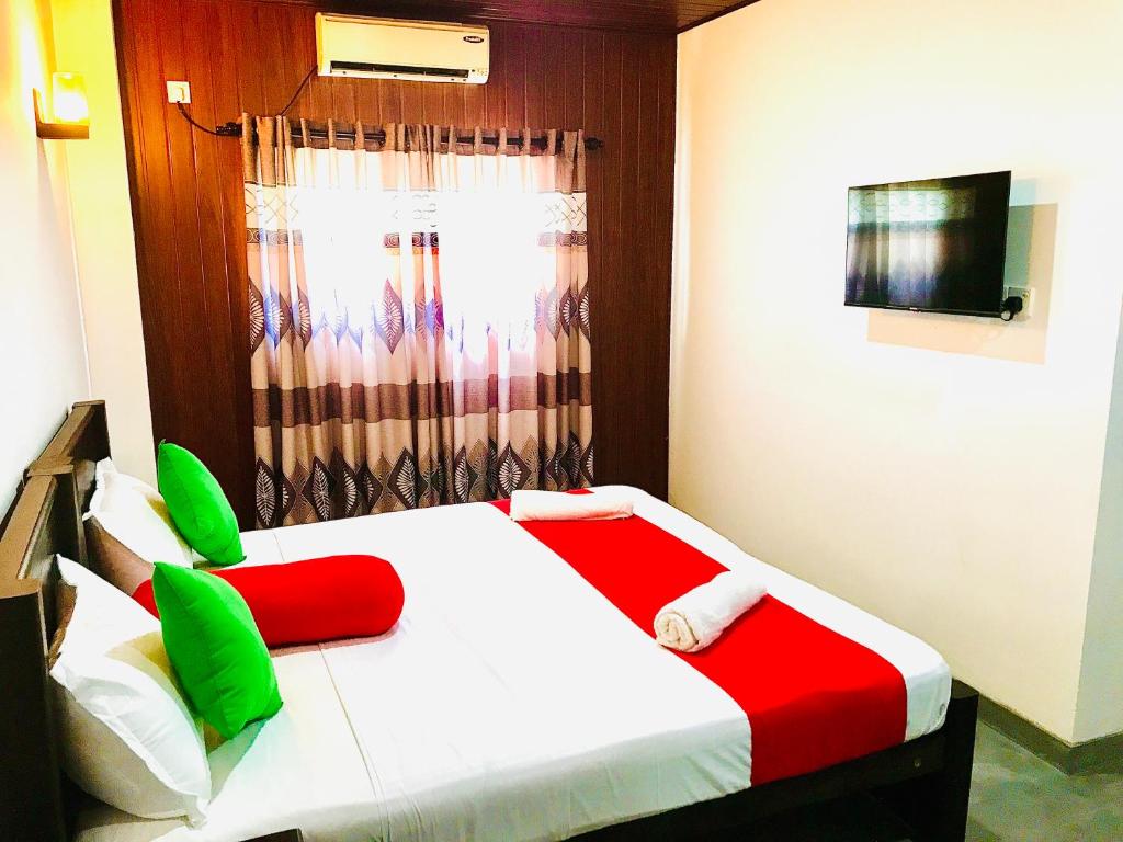 Postel nebo postele na pokoji v ubytování Hotel Remaco