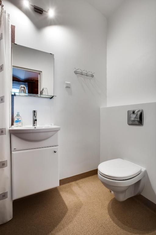 Koupelna v ubytování Janne Hotel
