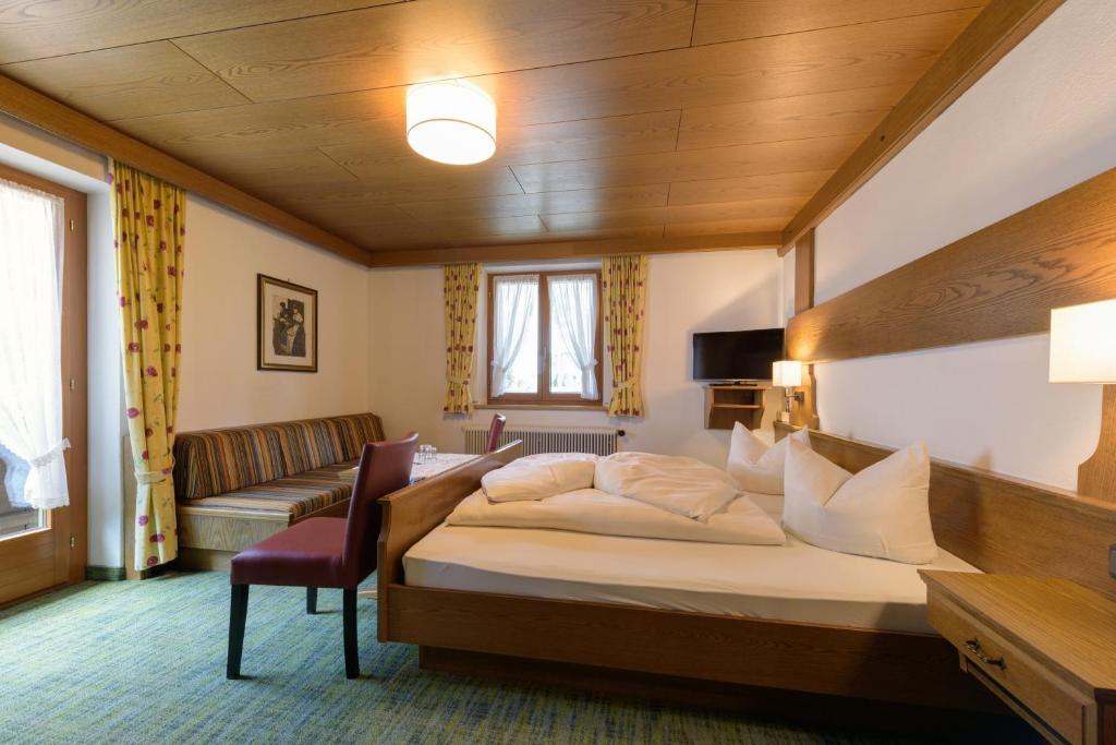 Postel nebo postele na pokoji v ubytování Haus Gamberg