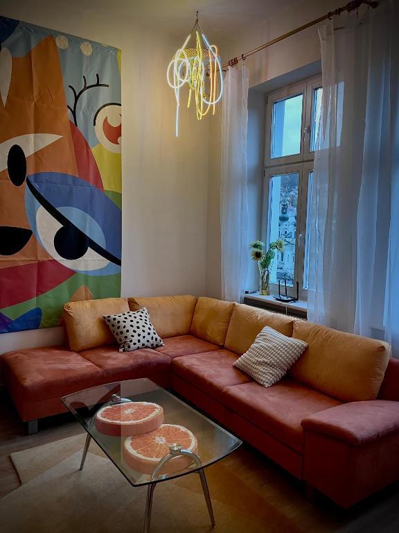Posezení v ubytování Sunny City - Apartment in SPA Zone with Private Garage