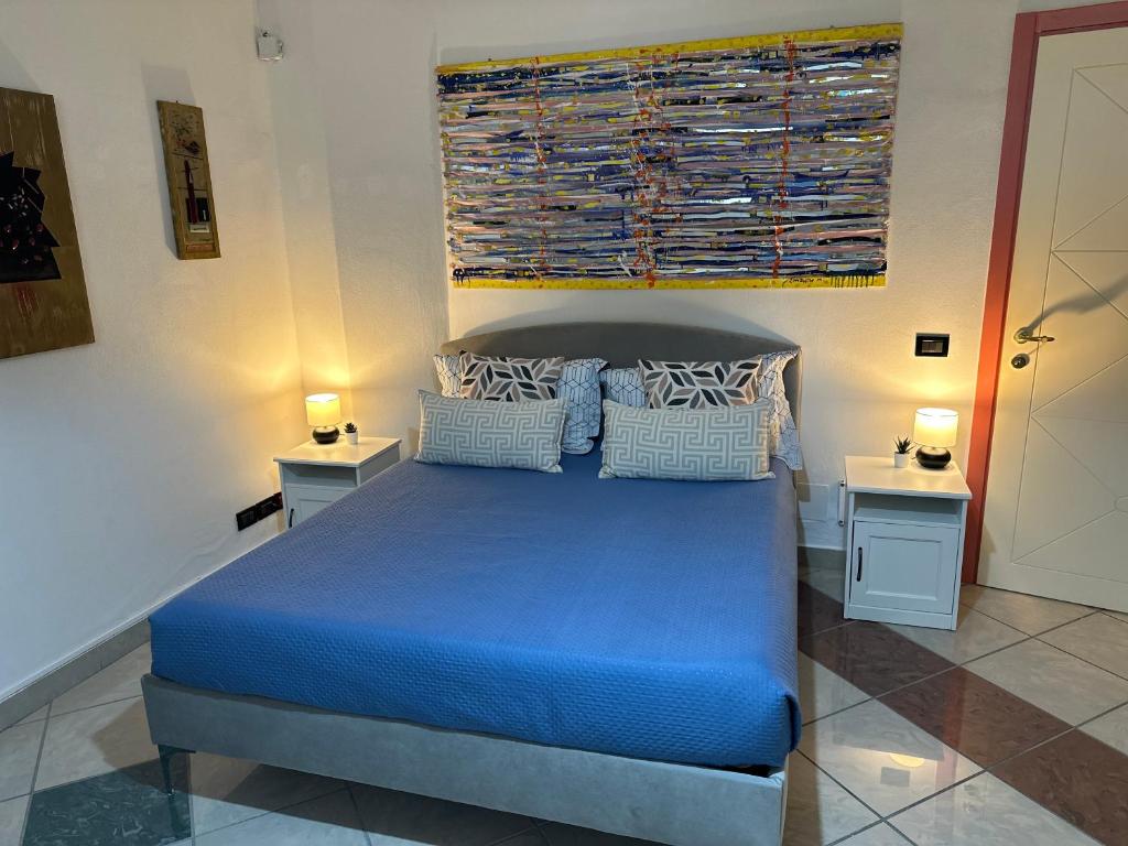 Posteľ alebo postele v izbe v ubytovaní Amarin Pisa Apartment