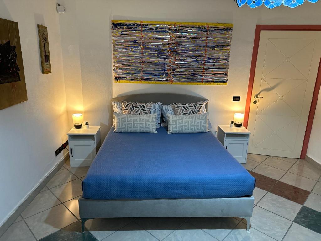 Posteľ alebo postele v izbe v ubytovaní Amarin Pisa Apartment