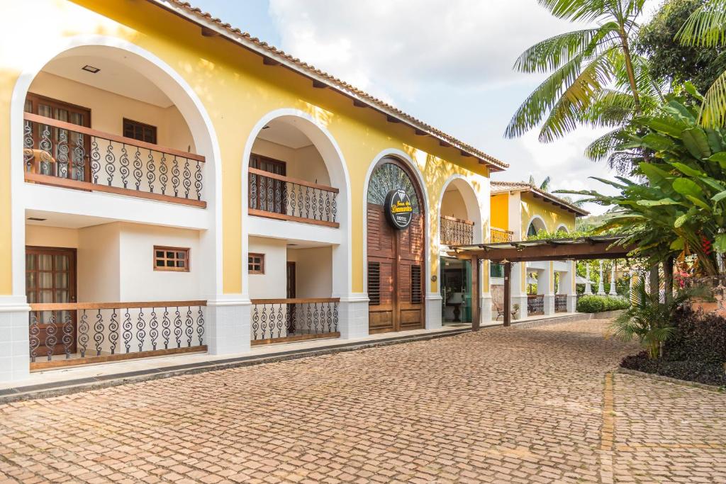 O edifício em que o hotel se localiza