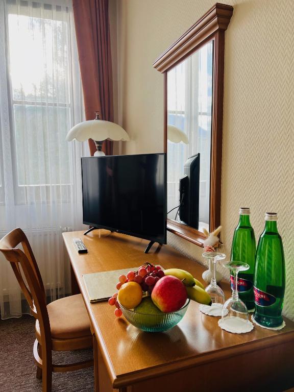 TV a/nebo společenská místnost v ubytování Penzion Villa Ancora
