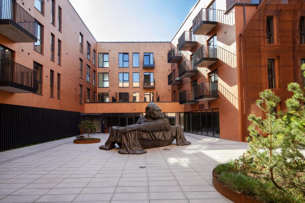 Budova, kde se apartmán nachází