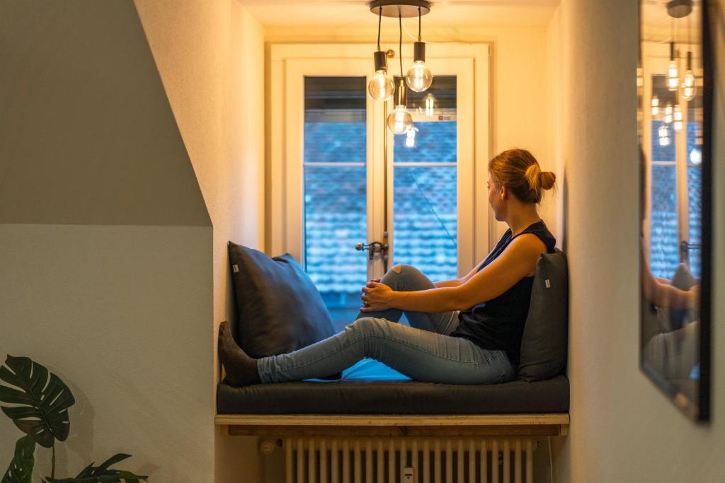 Majutusasutuse Old town apt in the heart of Thun with garden külastajad