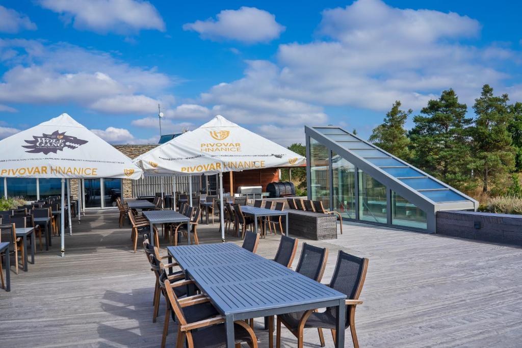 Restaurace v ubytování Hotel Vinice Hnanice
