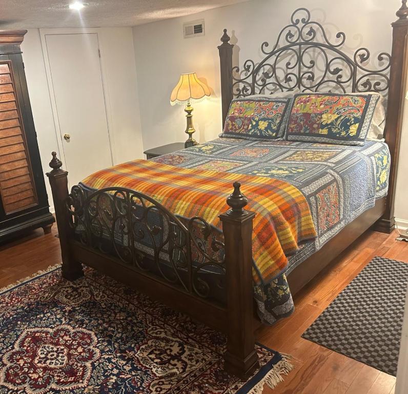 Cama o camas de una habitación en ROOM #1 FOR TWO GUESTS Corriedale Farm