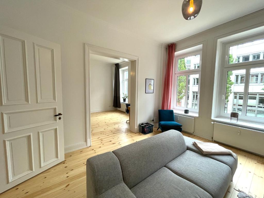 Posezení v ubytování Park Lane Business-Apartment