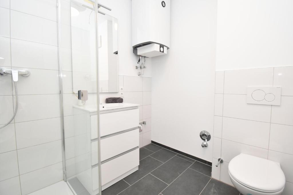 Koupelna v ubytování Ferienwohnung in Hard am Bodensee