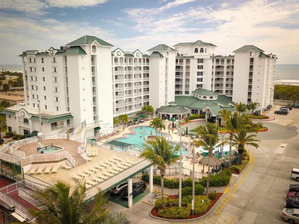 Das Gebäude in dem sich das Resort befindet