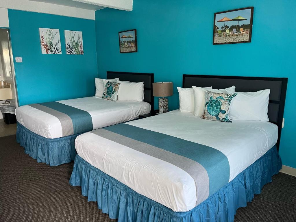 Postel nebo postele na pokoji v ubytování Big Pine Key Motel