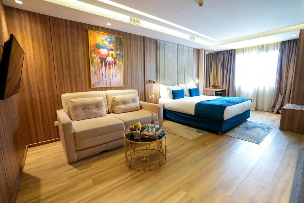Posezení v ubytování First Suites Hôtel