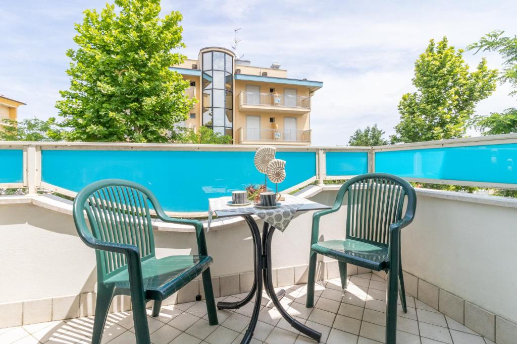 Balkón nebo terasa v ubytování Residence Altamarea
