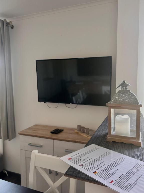 TV a/nebo společenská místnost v ubytování Apartamenty Nexo