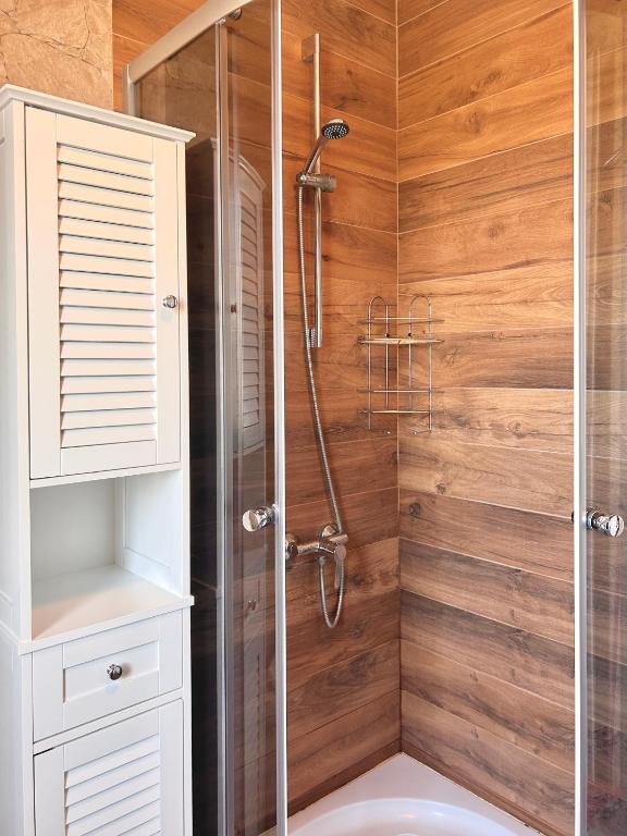 Koupelna v ubytování Apartamenty Nexo