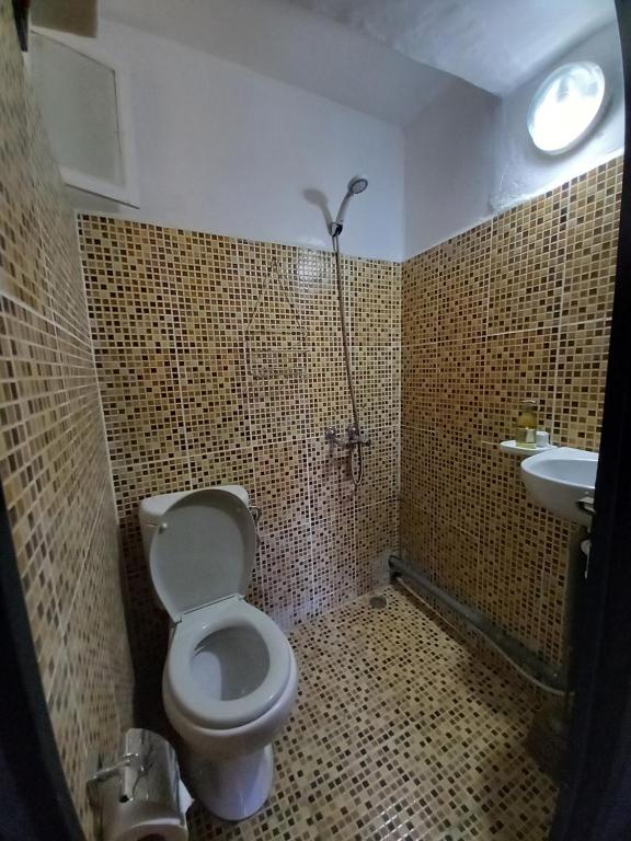 Koupelna v ubytování Riad Hostel JAD ZIAD