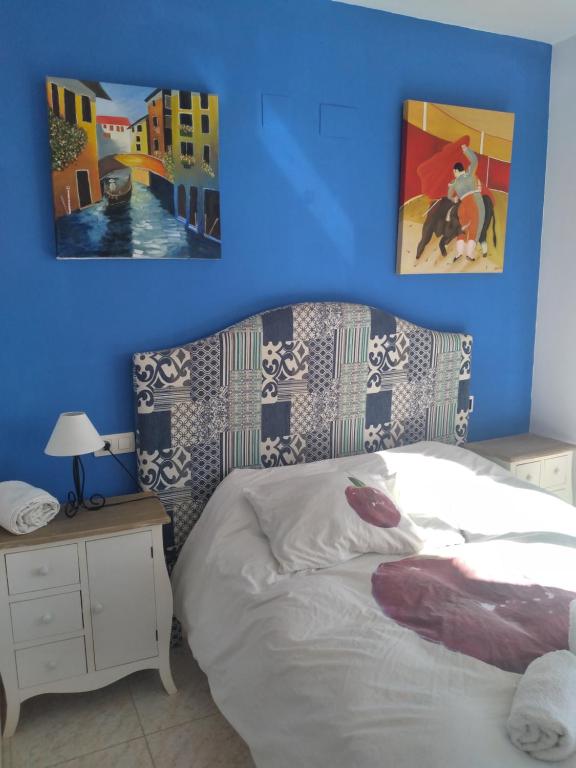 Postel nebo postele na pokoji v ubytování Atico Duplex 1ª