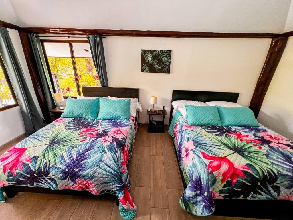 Cama o camas de una habitación en Casa Los Ninos