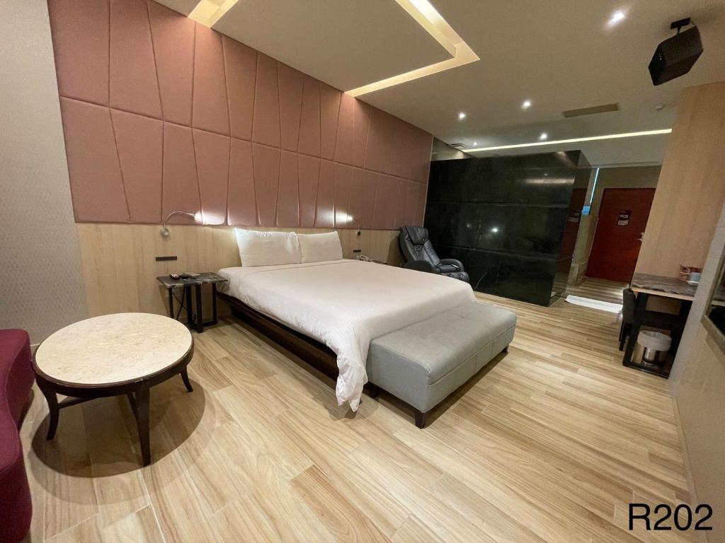 Letto o letti in una camera di G.SHOCK Motel